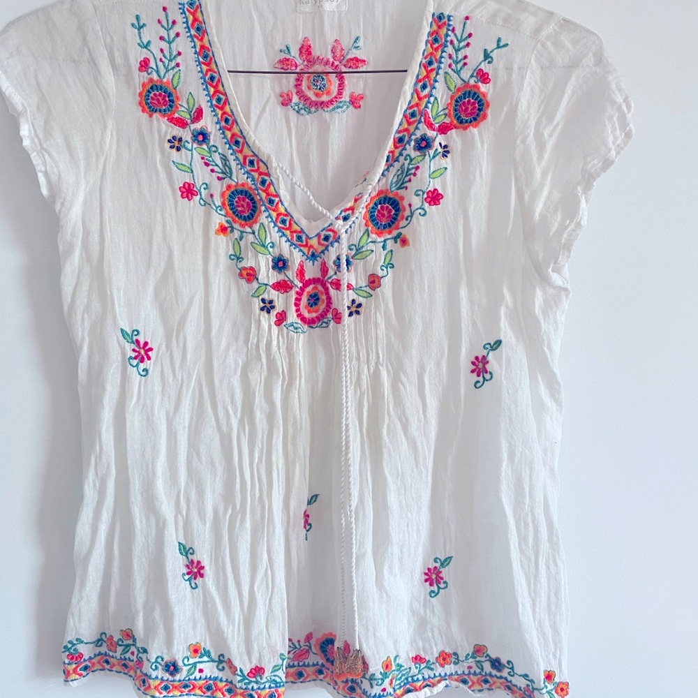 Kalypso Embroidered Tunic Top